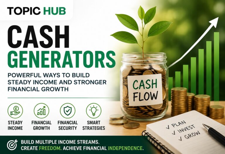 Cash Generators: Powerful Ways to Build Steady Income and Stronger Financial Growth cash generators