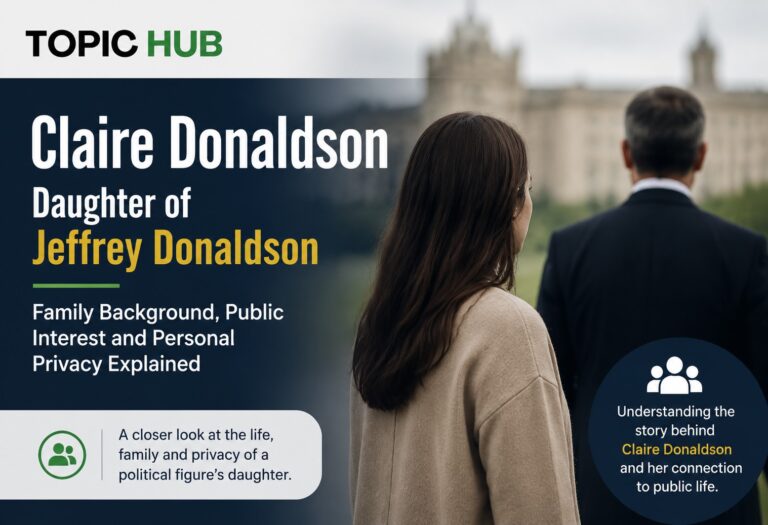 Claire Donaldson Daughter of Jeffrey Donaldson: Family Background, Public Interest and Personal Privacy Explained claire donaldson daughter of jeffrey donaldson