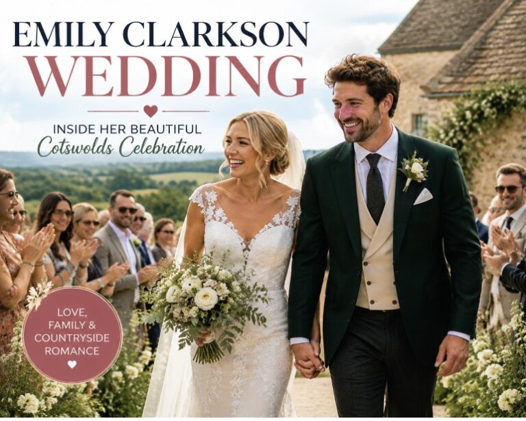 Emily Clarkson Wedding: Inside Her Beautiful Cotswolds Celebration emily clarkson wedding